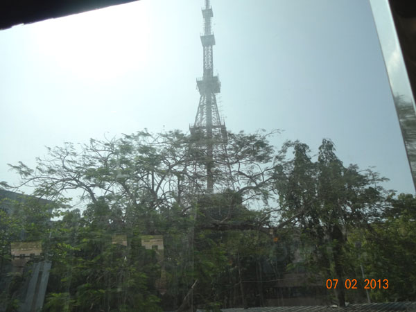 Industrial Visit to Doordarshan Kendra by III year ECE students on 31 Jan 2013